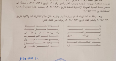 صدور ” الإفادة الإدارية ” لإتحاد الجمباز  عن وزارة الشباب والرياضة