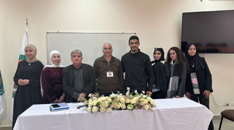 سامر زعيتر ضيف طلاب كلية الإعلام في جامعة الجنان – صيدا