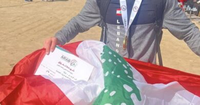 لقاء أنتر ليبانون بالعاب القوى  رقم قياسي وطني جديد في 3000م لمحمود ابو زيد