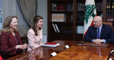رئيس الجمهورية إستقبل نائبة المبعوث الأميركي الى الشرق الأوسط السيدة مورغان اورتيغوس
